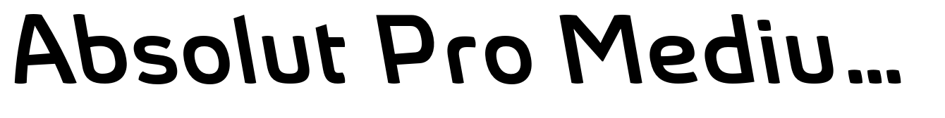 Absolut Pro Medium Expanded Backslanted Italic